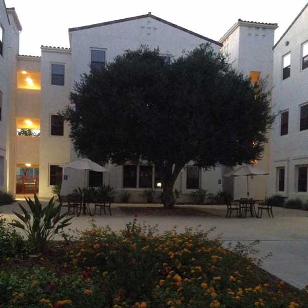 A Building Courtyard