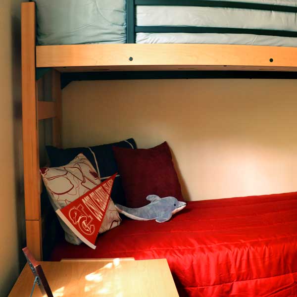 Double Bedroom - Bunked Beds & Closet Area