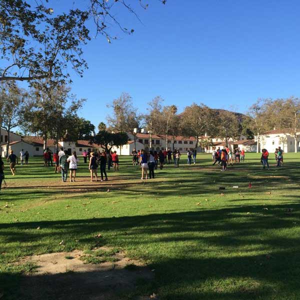 Event on South Quad, near Santa Cruz