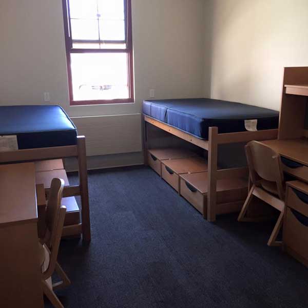 Santa Rosa Bedroom Layout - Standing in Door, Facing Window