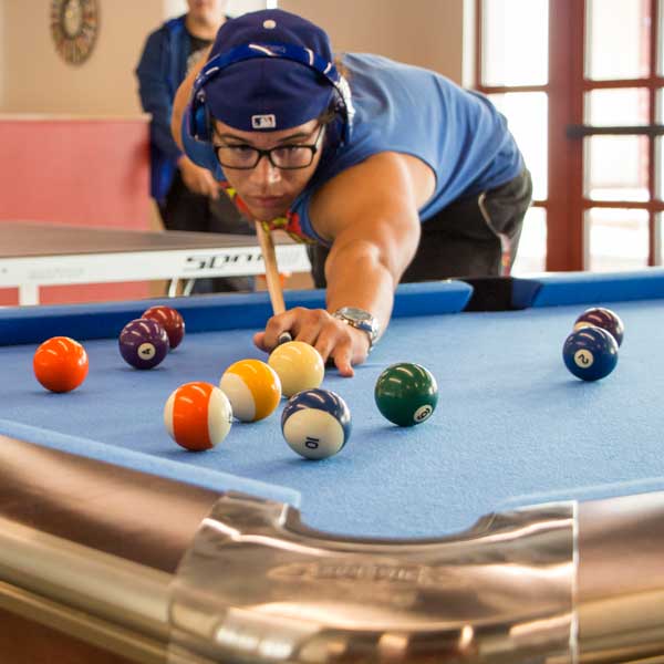 Santa Rosa Village Community Living Room - Pool Table