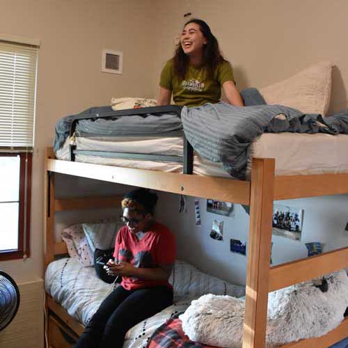 Bunked Beds in Triple Bedroom