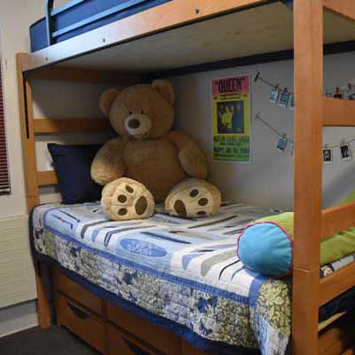 Bunked Beds in Triple Bedroom 2