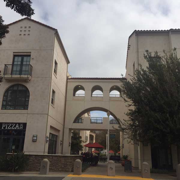View of Town Center from Library