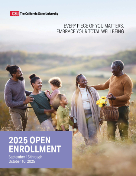 Promo photo of a family smiling for Open Enrollment 2025
