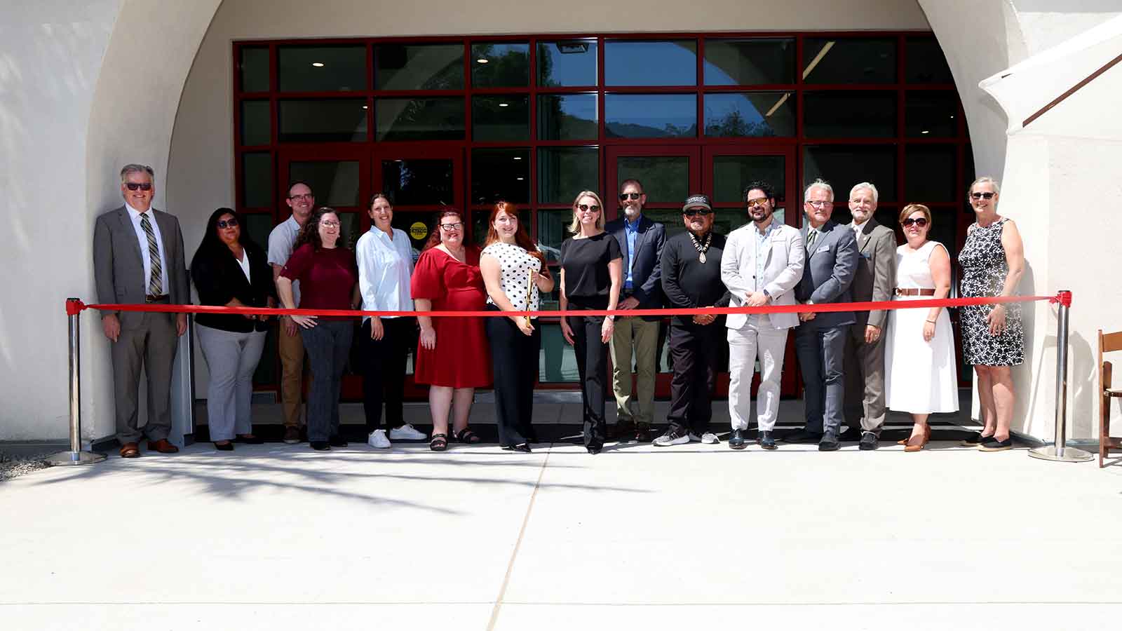 Gatway hall ribbon cutting