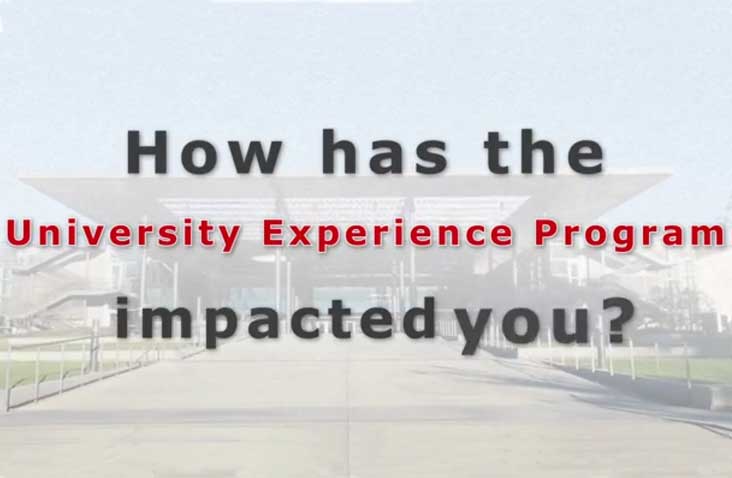 How has the University Experience Program impacted you?