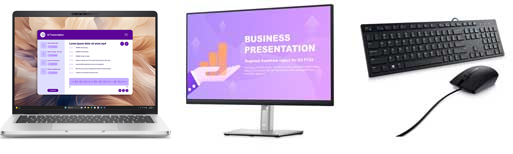 Dell Pro 14 Plus Touchscreen Laptop, Monitor, Keyboard and Mouse