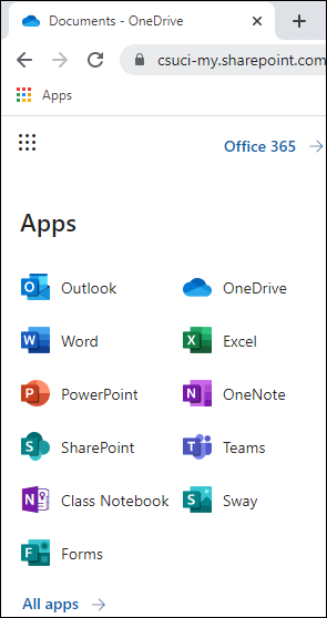 onedrive view