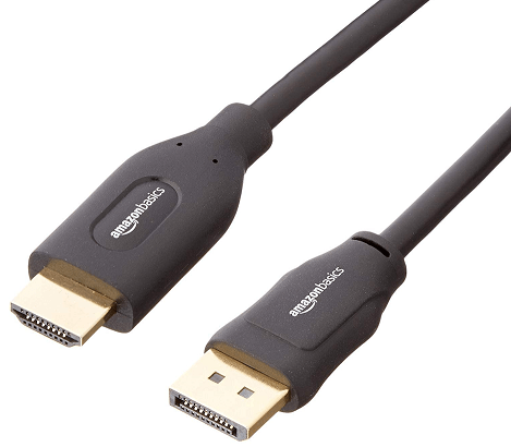 DispalyPort to HDMI cable. 