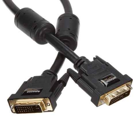 DVI to DVI cable.