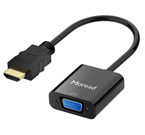 HDMI to VGA adapter. 