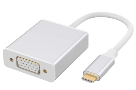 USB C to VGA adapter.