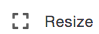 Resize button screenshot