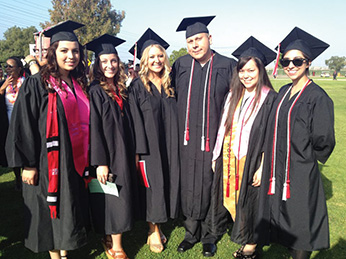 Apprentice teaching group at Commencement