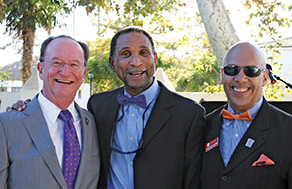 President Rush, George Morten, Wm. Gregory Sawyer