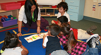 Student teachers and children learn through training modules