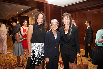 From left: Ventura County Community College District Chancellor Jamilah Moore, Senator Hannah-Beth Jackson, Provost Gayle Hutchinson