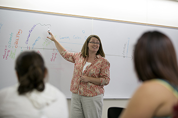 Jeanne Grier teaching