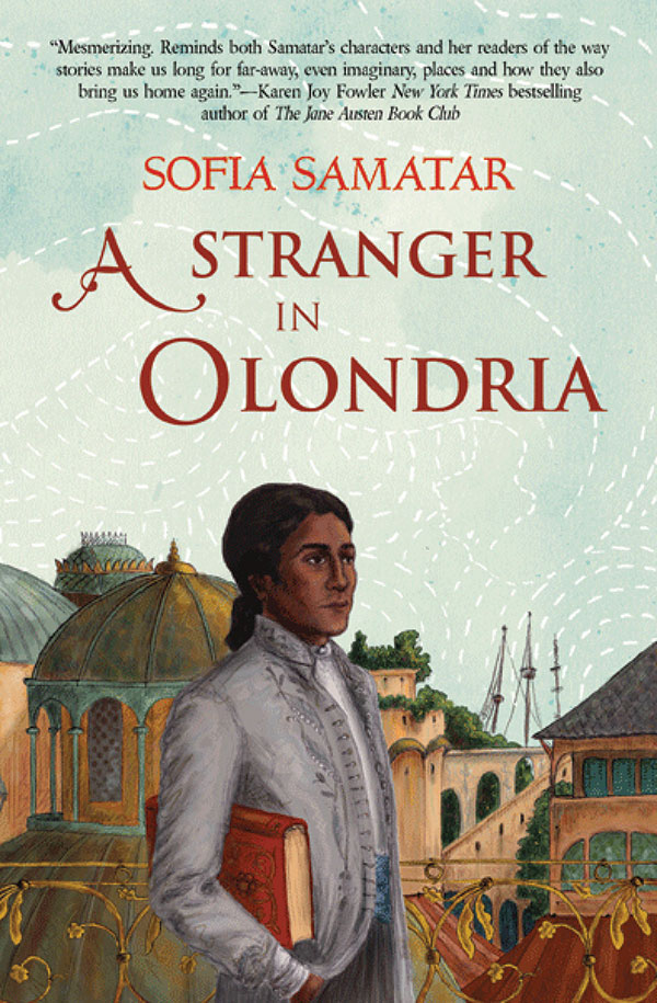 A Stranger in Olondria book cover.