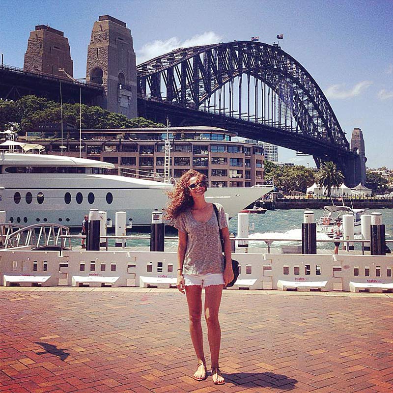 Allison Clayton in Australia