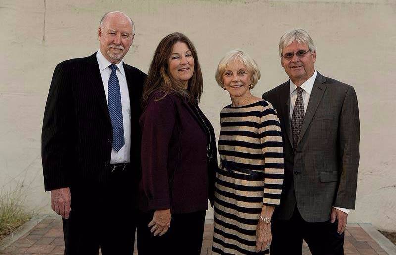 New Foundation board members Thomas Krause, Betsy Grether, Linda Dullam and Hakan Edstrom
