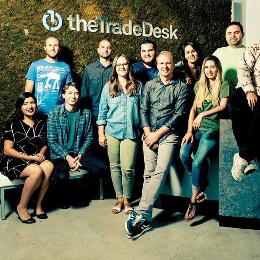 Jeff Green and the Trade Desk team