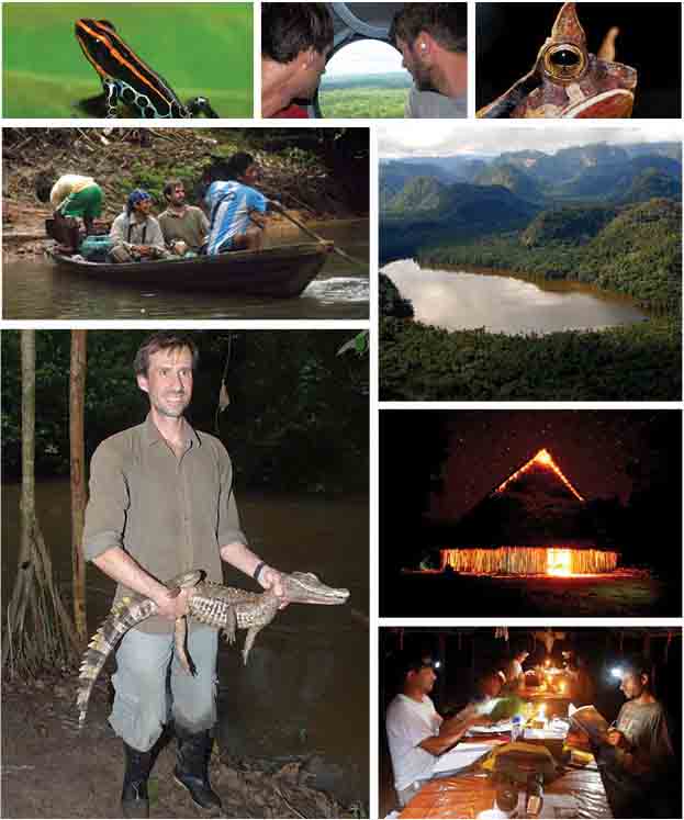 CSUCI Biology professor Rudolf von May adventuring by plane and boat through the Amazon and interacting with the wildlife and native inhabitants.