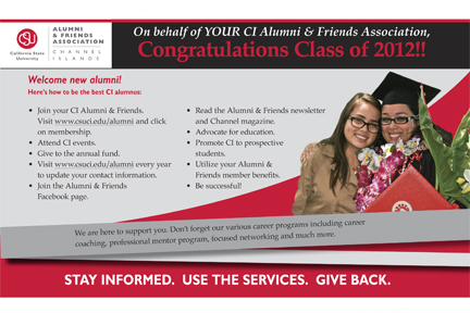 Alumni ad Congratulations class of 2012