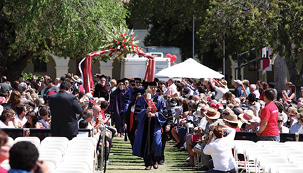 Commencement procession