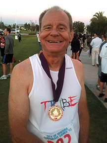 Biology lecturer Tom Schmidhauser won a bronze medal