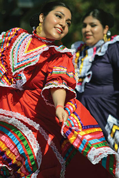 Dancers at the festival