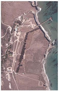 Research station on Santa Rosa island Research station on Santa Rosa island