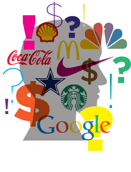 Consumer logo collage