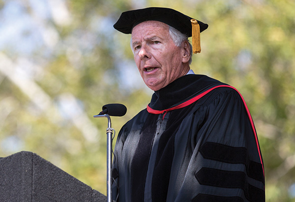 Honorary doctorate awardee William Kearney