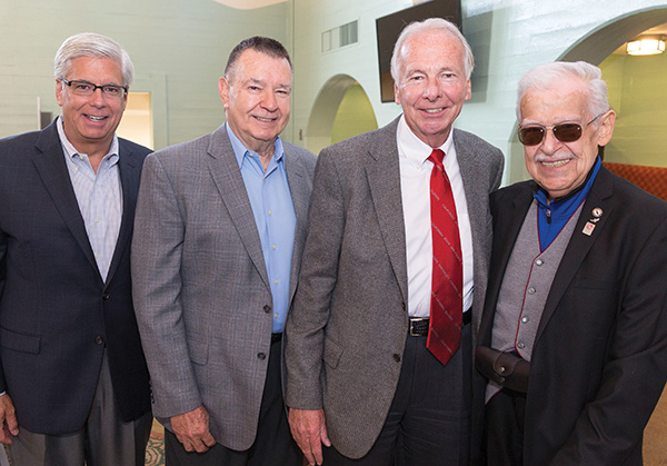 L to r: George Leis, Mel Sheeler, Bill Kearney and Hank Lacayo