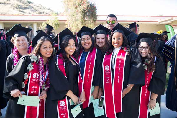 Early Childhood development graduates enjoy the day.