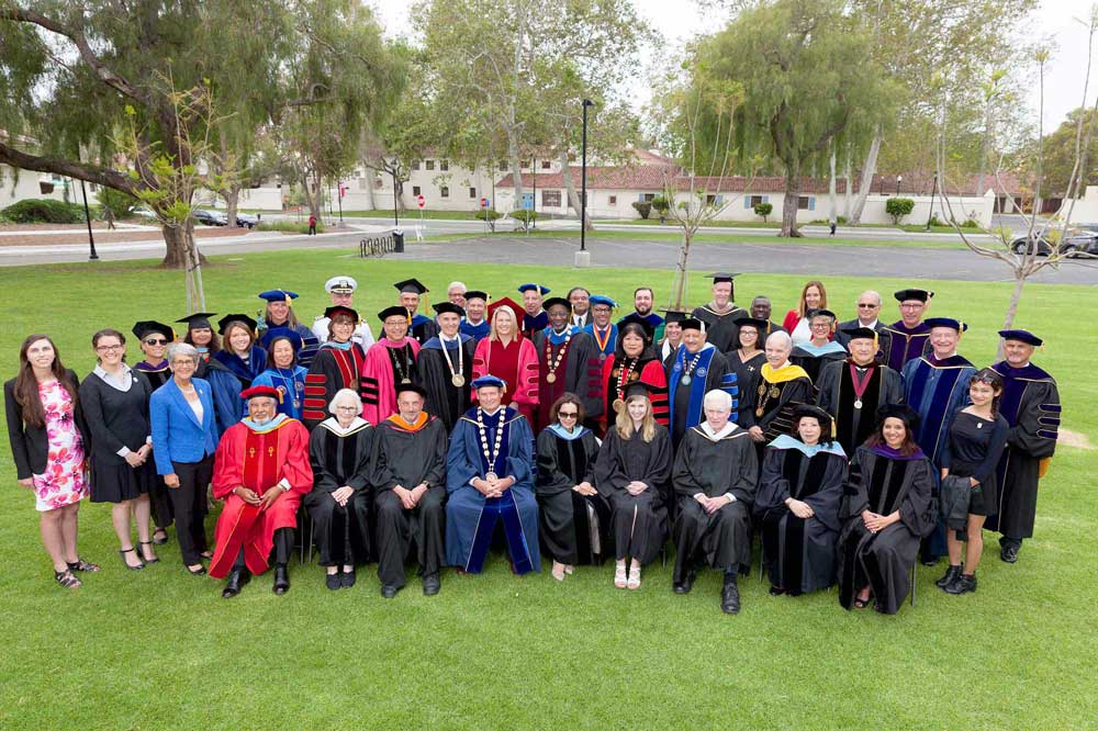 Members of the CSUCI Investiture Platform Party