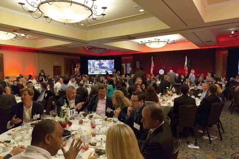 The crowd at the 2018 B&TP Leadership dinner