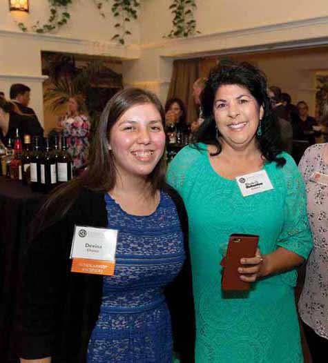 Scholarship awardee Devina Chavez and her mother, Elizabeth, attend the B&TP Leadership Dinner.