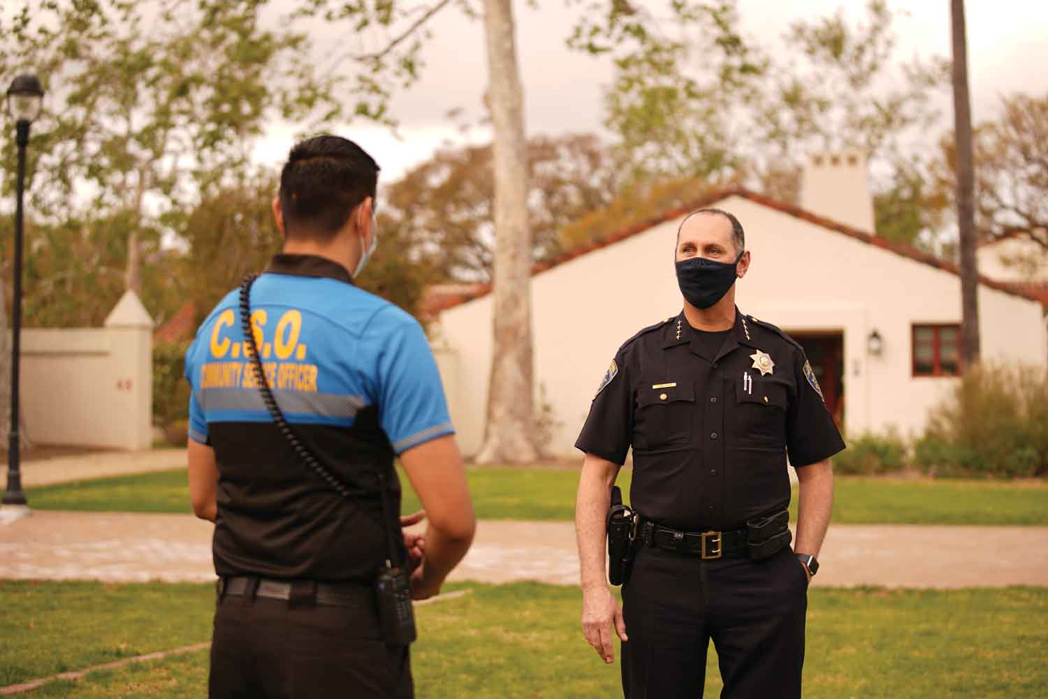 chief morris on campus