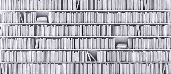 books in background