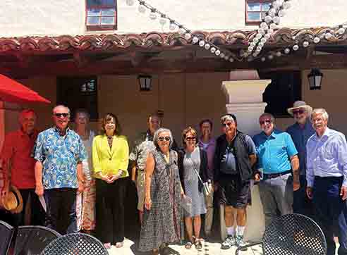 Members of the Retiree Association pose during a gathering.