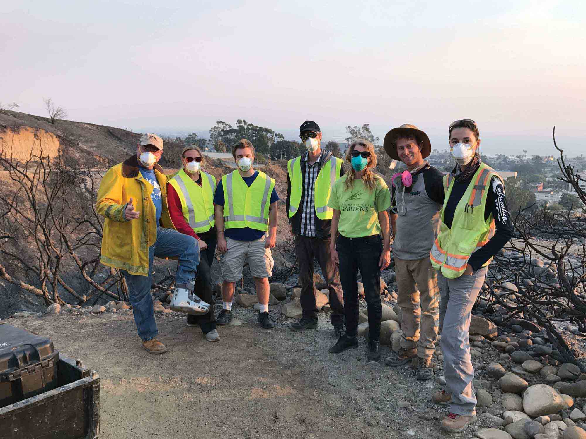 An Environmental Science & Resource Management capstone class spent a year monitoring oil and gas seeps after the 2017 Thomas Fire at the request of Climate First: Replacing Oil & Gas. An Environmental Science & Resource Management capstone class spent a year monitoring oil and gas seeps after the 2017 Thomas Fire at the request of Climate First: Replacing Oil & Gas.
