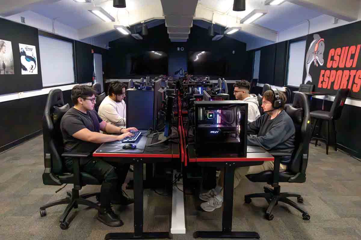 The CSUCI Esports Club has a lounge in Trinity Hall where Esports tournaments commence.