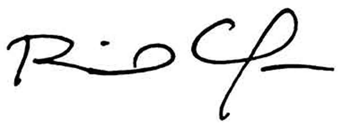 President Yao's signature