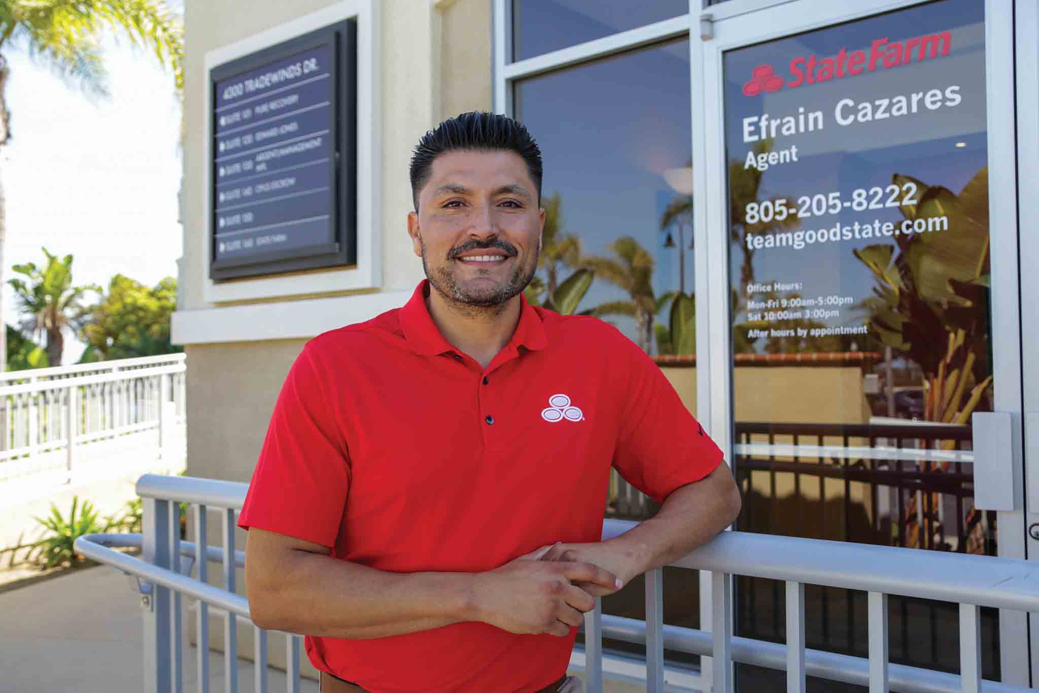 Efrain Cazares takes pride in helping customers in their most stressful time of need.