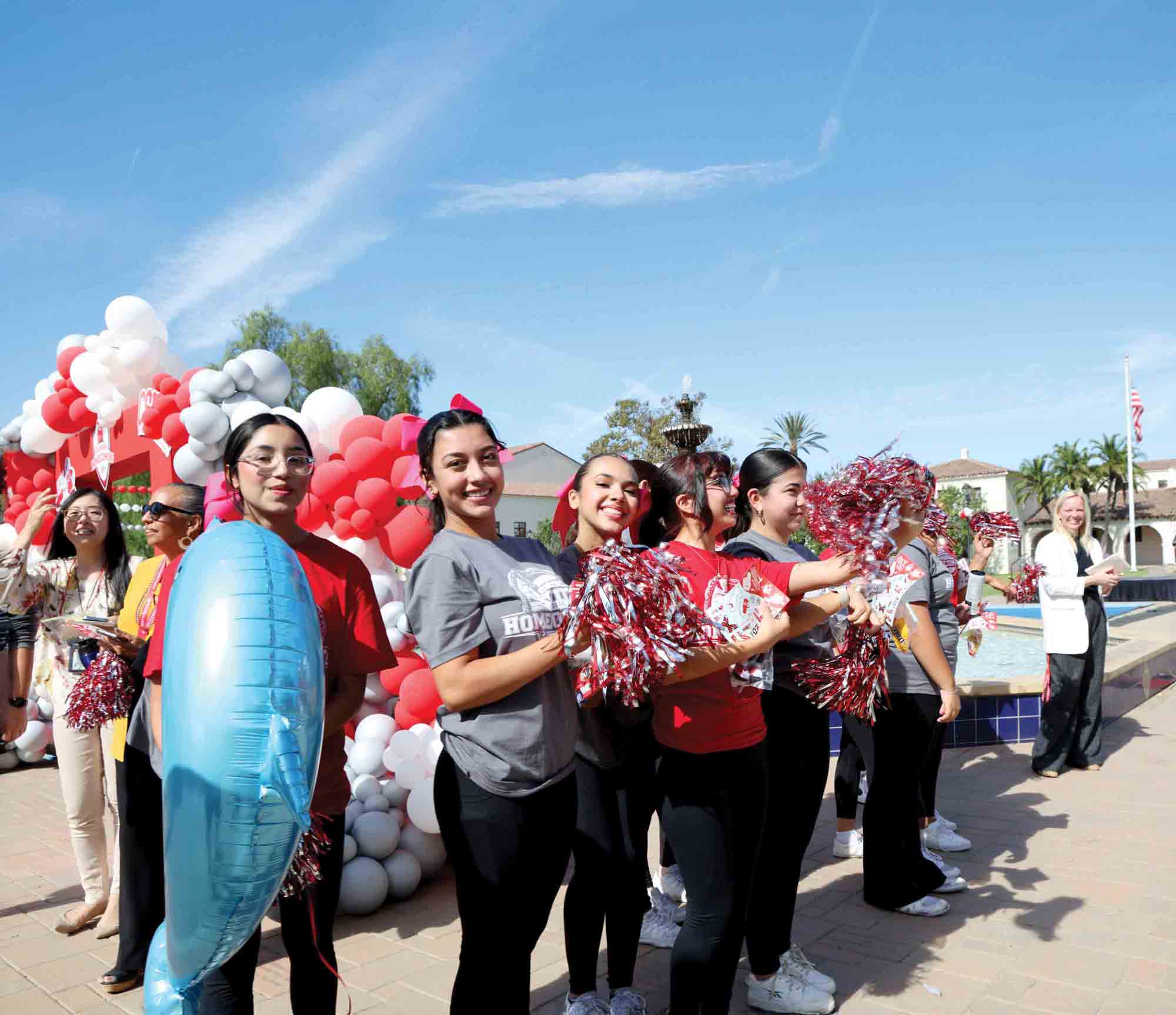 The pep squad