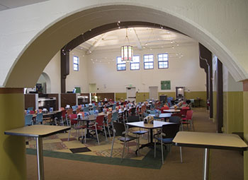 The new dining area at islands cafe 