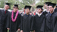 A group of students pose with awards from ceremony